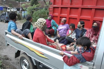 Warga lereng Merapi sudah siap jika terjadi banjir lahar, sebut BPBD