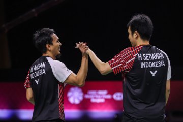 Empat wakil Indonesia tumbang, Ahsan/Hendra ke semifinal BWF Finals