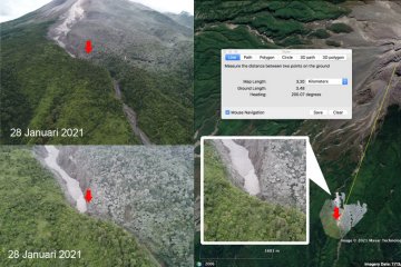 BPPTKG menerbangkan drone pastikan jarak luncur awan panas