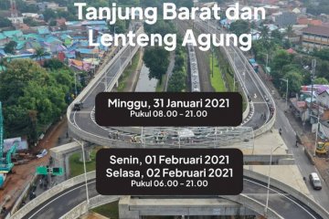 "Flyover" Lenteng Agung diuji coba untuk umum tiga hari