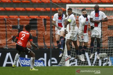 PSG dipermalukan Lorient setelah lengah di akhir laga