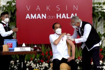 Besok Presiden Jokowi akan terima vaksin COVID-19 dosis kedua