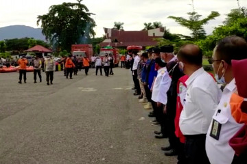 Masuk musim penghujan, Konawe Utara gelar apel siaga bencana  