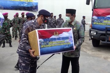 TNI AL kerahkan KRI Banda Aceh kirim bantuan korban bencana alam