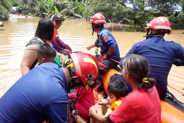 Sungai Martapura meluap, rendam 6 desa di  Kabupaten Banjar