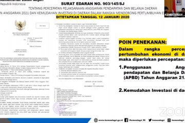 Kemendagri terbitkan edaran untuk mempermudah investasi daerah