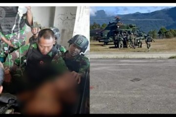 Kontak tembak di Intan Jaya Papua, seorang anggota TNI gugur