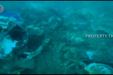 Penampakan bawah laut di lokasi jatuhnya pesawat Sriwijaya Air SJ-182
