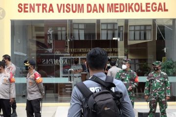 RS Polri terima 21 sampel DNA keluarga korban Sriwijaya SJ-182