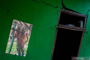 41 rumah di Lebak rusak berat akibat pergerakan tanah