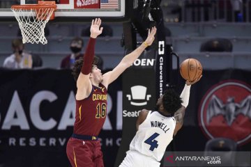 NBA: Cavaliers curi kemenangan tipis satu bola dari Timberwolves