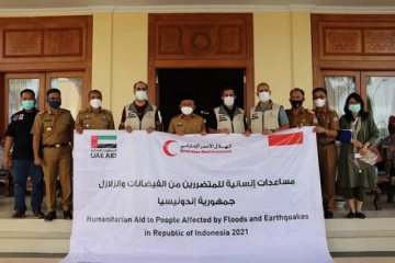 Uni Emirat Arab kirim 3.000 paket bantuan untuk korban gempa Sulbar