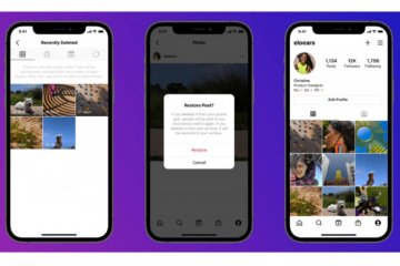 Instagram bisa kembalikan unggahan yang dihapus