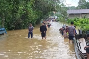 Hujan lebat, banjir kembali rendam rumah warga Bengkayang