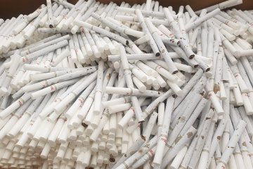 Operasi gabungan Bea Cukai amankan ratusan ribu batang rokok ilegal