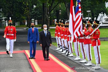 Presiden Jokowi terima kunjungan resmi PM Malaysia Muhyiddin Yassin