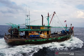 KKP tangkap kapal berbendera Malaysia berawak warga Myanmar