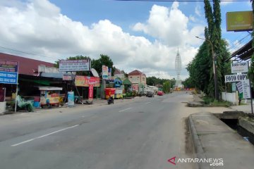 Ruas Jalan Taman Samarendah Samarinda Lengang