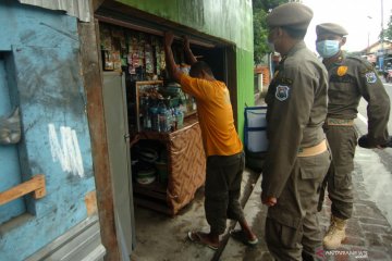 Patroli untuk gerakan "Jateng di rumah saja"