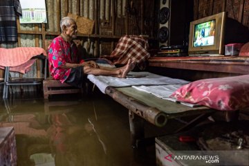 Banjir luapan Sungai Dombo di Demak