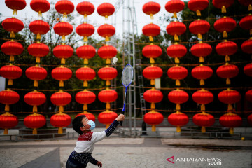 Suasana kota Wuhan jelang perayaan imlek