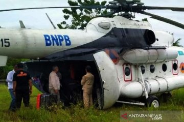 Sempat mendarat darurat, helikopter MI-8MTV-I kembali ke Doyo