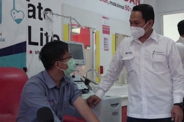 Satgas Bencana BUMN di Sumut gelar donor plasma