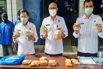 BNNP Kalsel ringkus pecatan TNI bawa 5 kilogram sabu