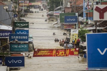 Banjir rendam Pamanukan dan 10 kecamatan lainnya di Subang