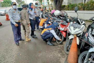 211 sepeda motor kena "Operasi Cabut Pentil" di Kalibata