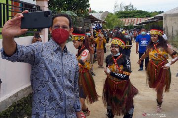 Kunjungan kerja Menteri Pendidikan dan Kebudayaan di Papua Barat