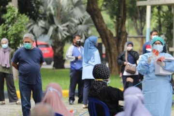 Sebanyak 150 warga Kota Madiun jalani tes usap massal
