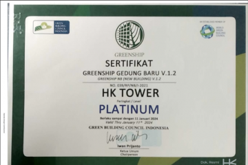 Raih sertifikasi, Hutama Karya: HK Tower usung konsep ramah lingkungan