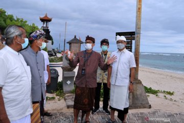 Menparekraf tinjau Pantai Pandawa Bali