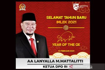 Ketua DPD RI ajak masyarakat Tionghoa rayakan Imlek dengan optimis