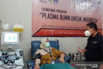 PMI - Polsek Jatiuwung sosialisasi donor plasma konvalesen
