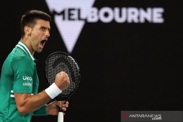 Novak Djokovic melangkah ke semifinal Australia Terbuka