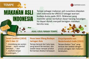 Tempe makanan asli Indonesia