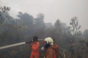 SAR Pontianak ikut padamkan kebakaran hutan dan lahan