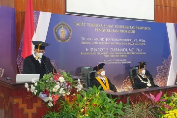 Universitas Brawijaya kukuhkan dua profesor sekaligus