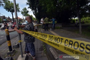 Larangan kerumunan warga di Lapangan Puputan Margarana