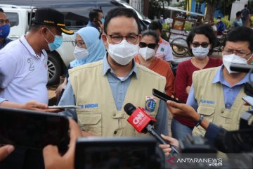 Jalan utama Jakarta sudah bebas dari luapan Kali Krukut