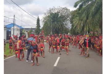 Dayak Punan Uhen Kereho tuntut PT KWI terkait pergeseran patok batas