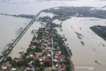 Banjir di Pebayuran Kabupaten Bekasi