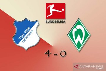 Hoffenheim akhiri puasa kemenangan dengan hantam Werder Bremen