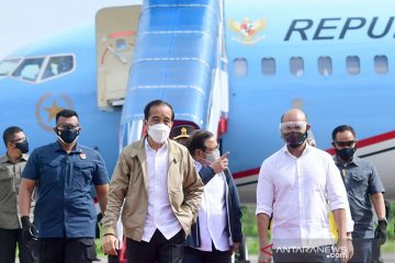 Presiden tinjau lumbung pangan di Sumba Tengah