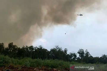 Helikopter dikerahkan untuk padamkan karhutla di Siak