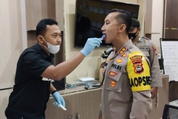 Polisi di Enrekang uji narkoba dengan metode air liur