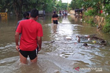 Banjir masih rendam 10 kecamatan di Kabupaten Bekasi