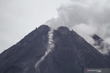 Terjadi perubahan morfologi kubah lava barat daya Gunung Merapi